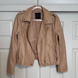 Bagatelle Light Brown Faux Leather Jacket